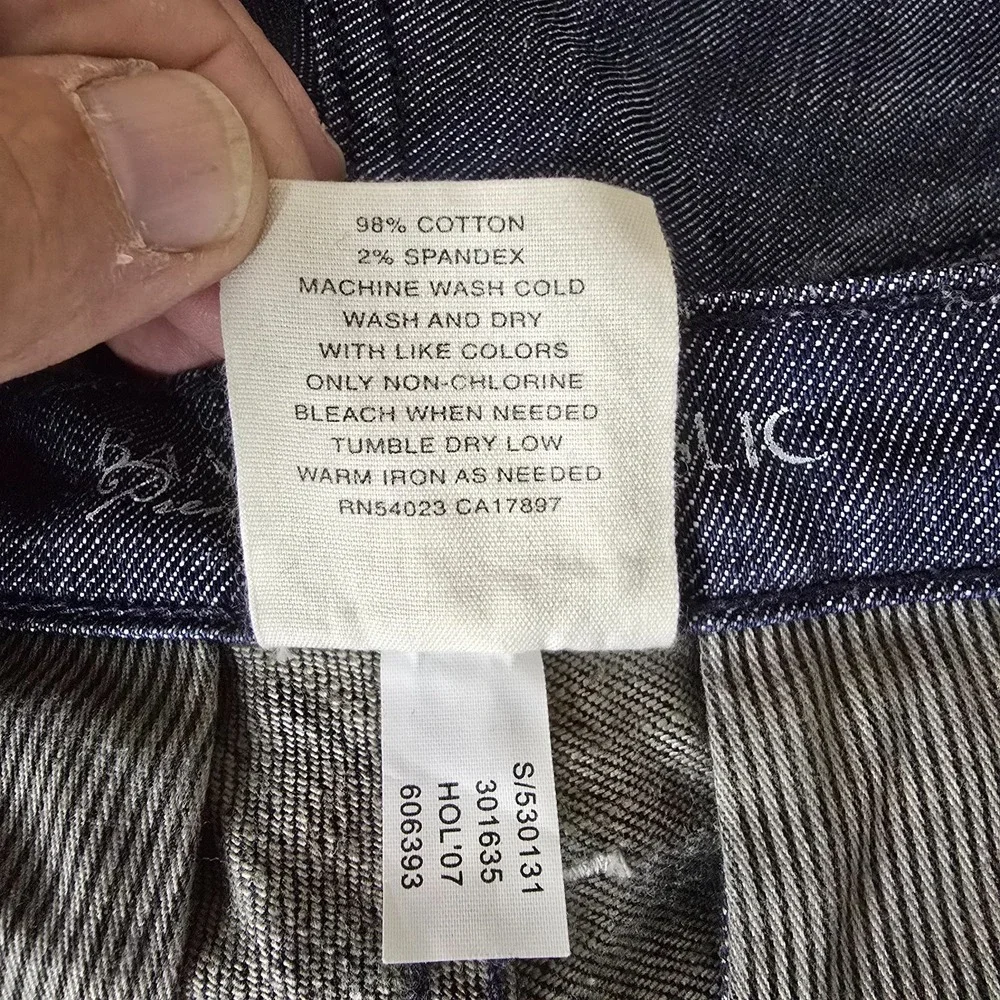 Banana Republic Jeans Womens 02P Premium Denim Modern Wide Leg Dark Blue‎ Wash
